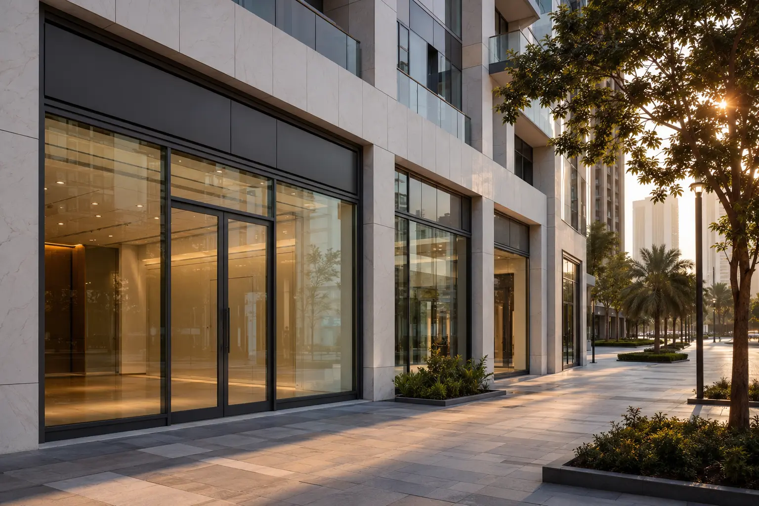 Modern retail and commercial unit in Abu Dhabi